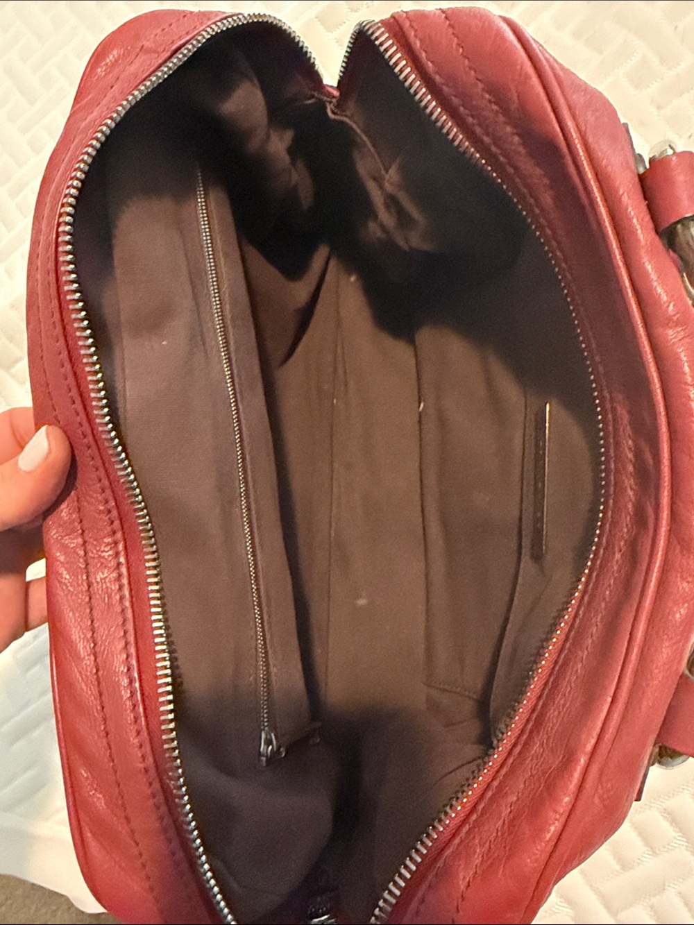 Marc Jacobs Venetia satchel (burgundy) - Picture 5 of 5